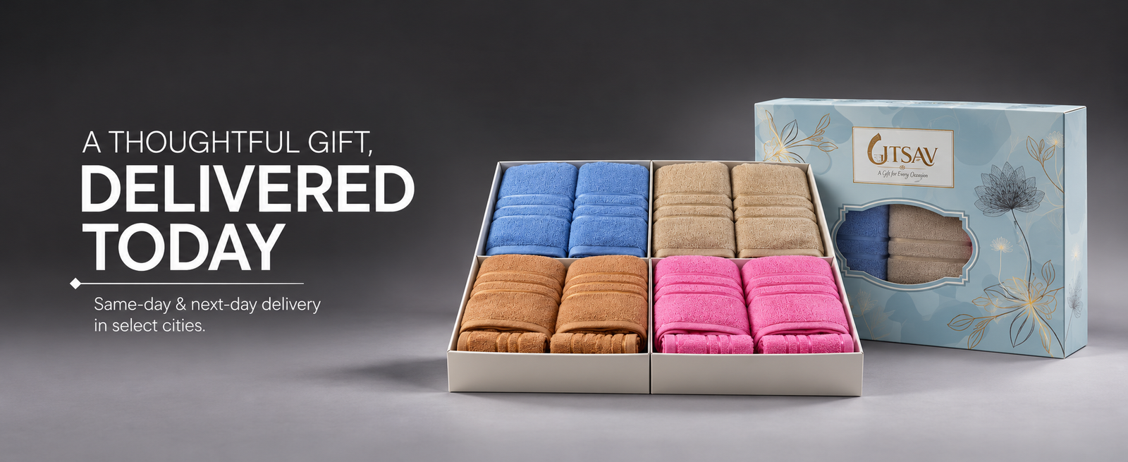 GITSAV Premium Towel Gift Set